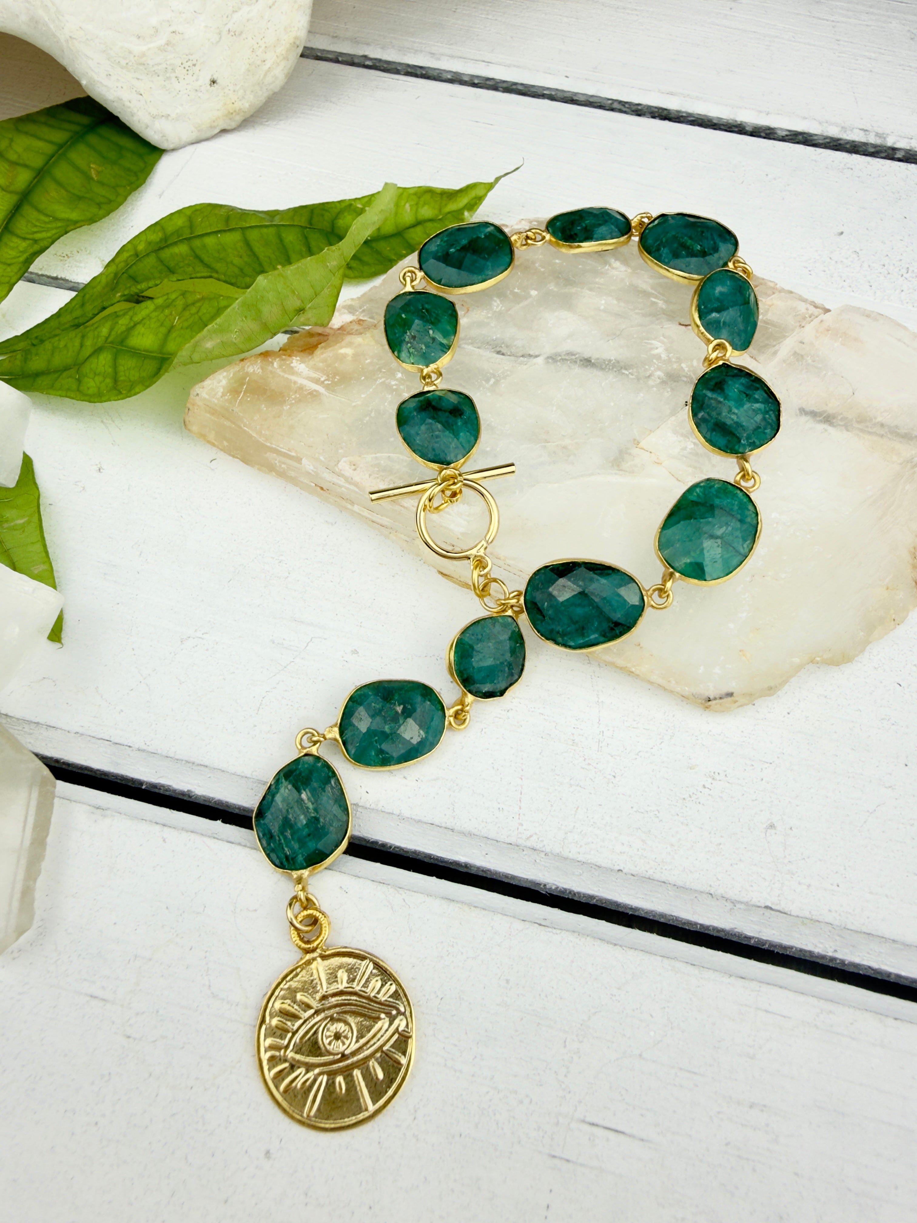 Emerald Eye Bracelet
