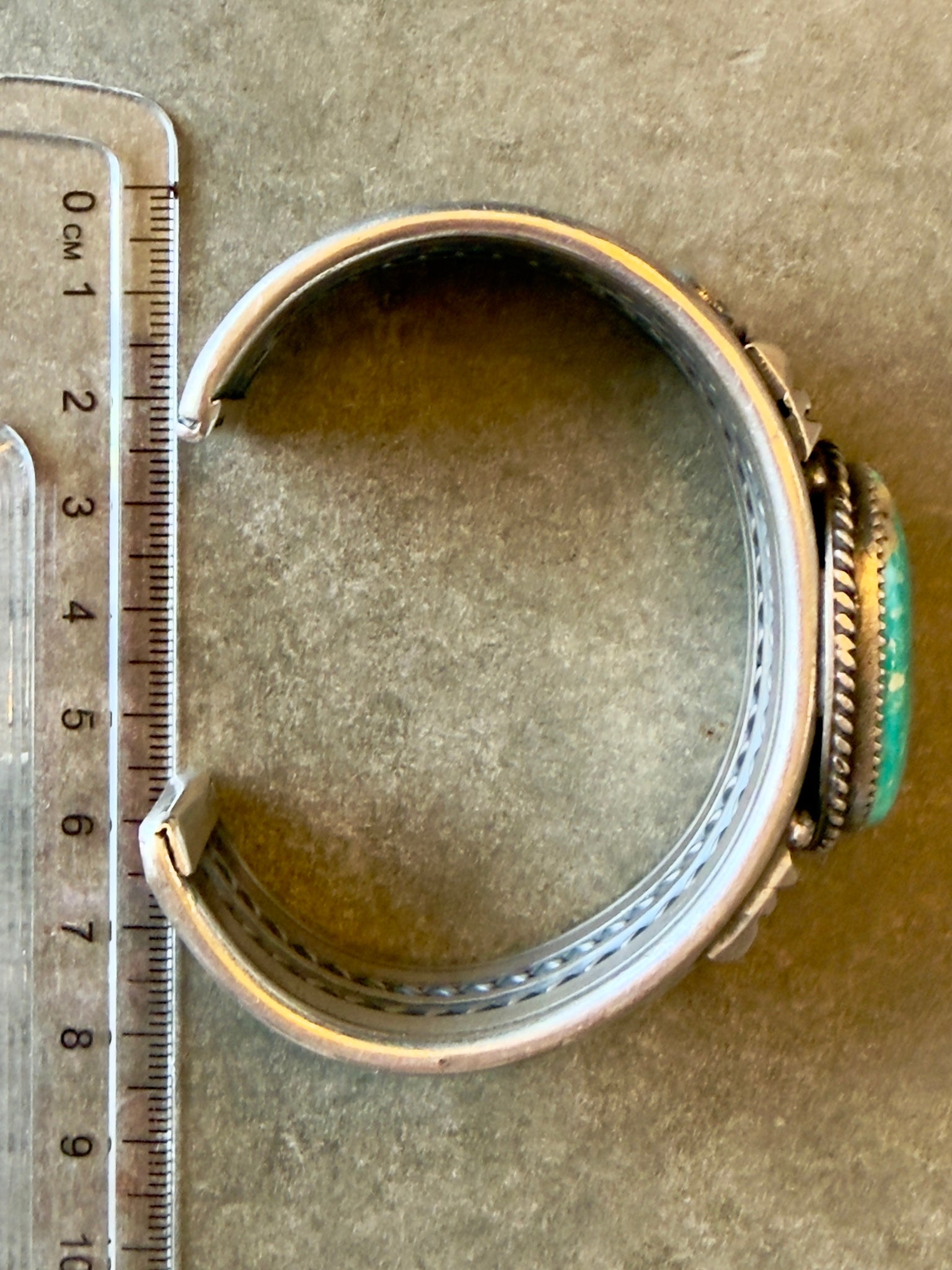 ✨Collection Piece -Dale Turquoise 115g SS Sonoran Cuff Signed