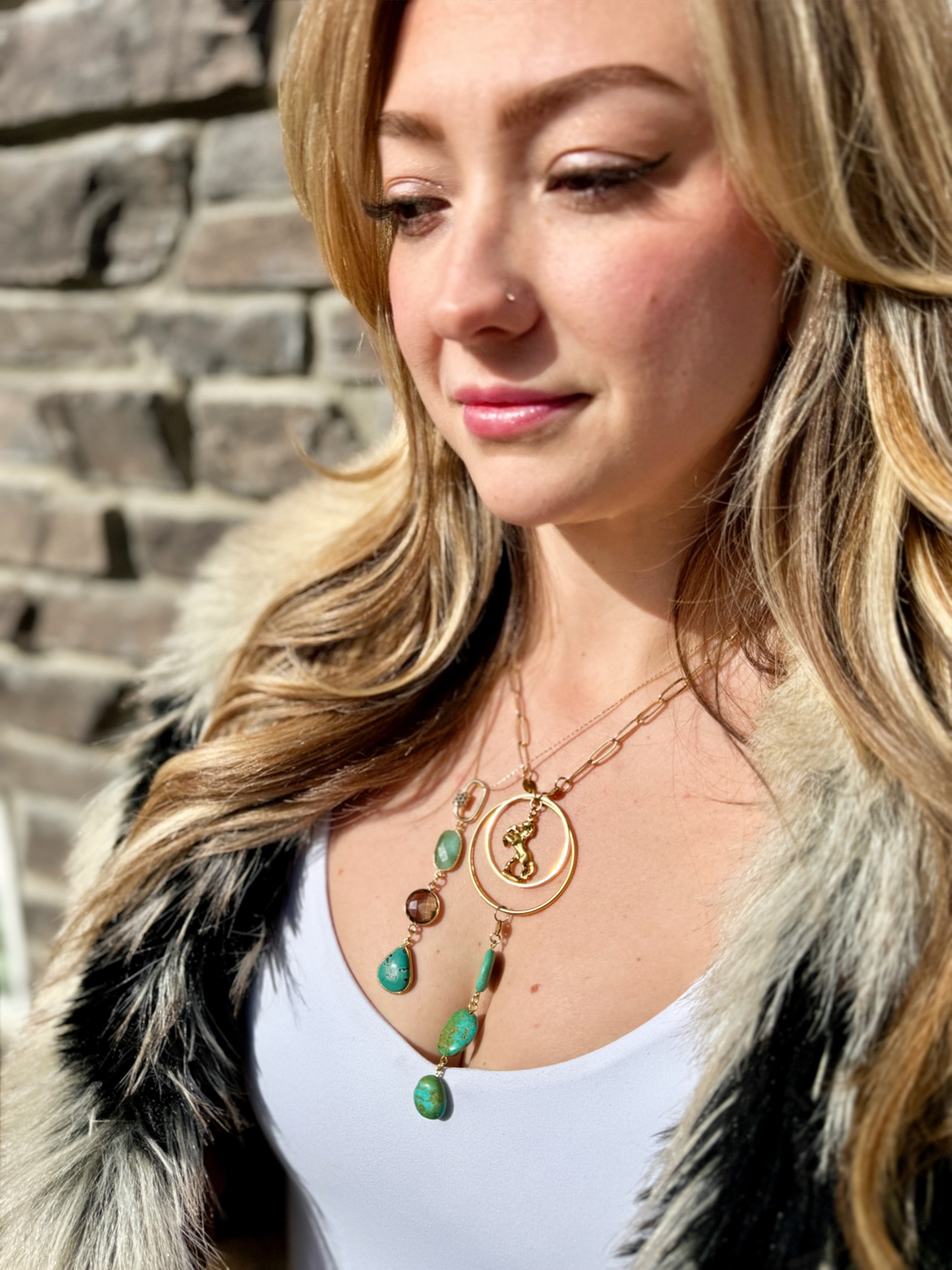 Tejas Cairns Faceted Necklace