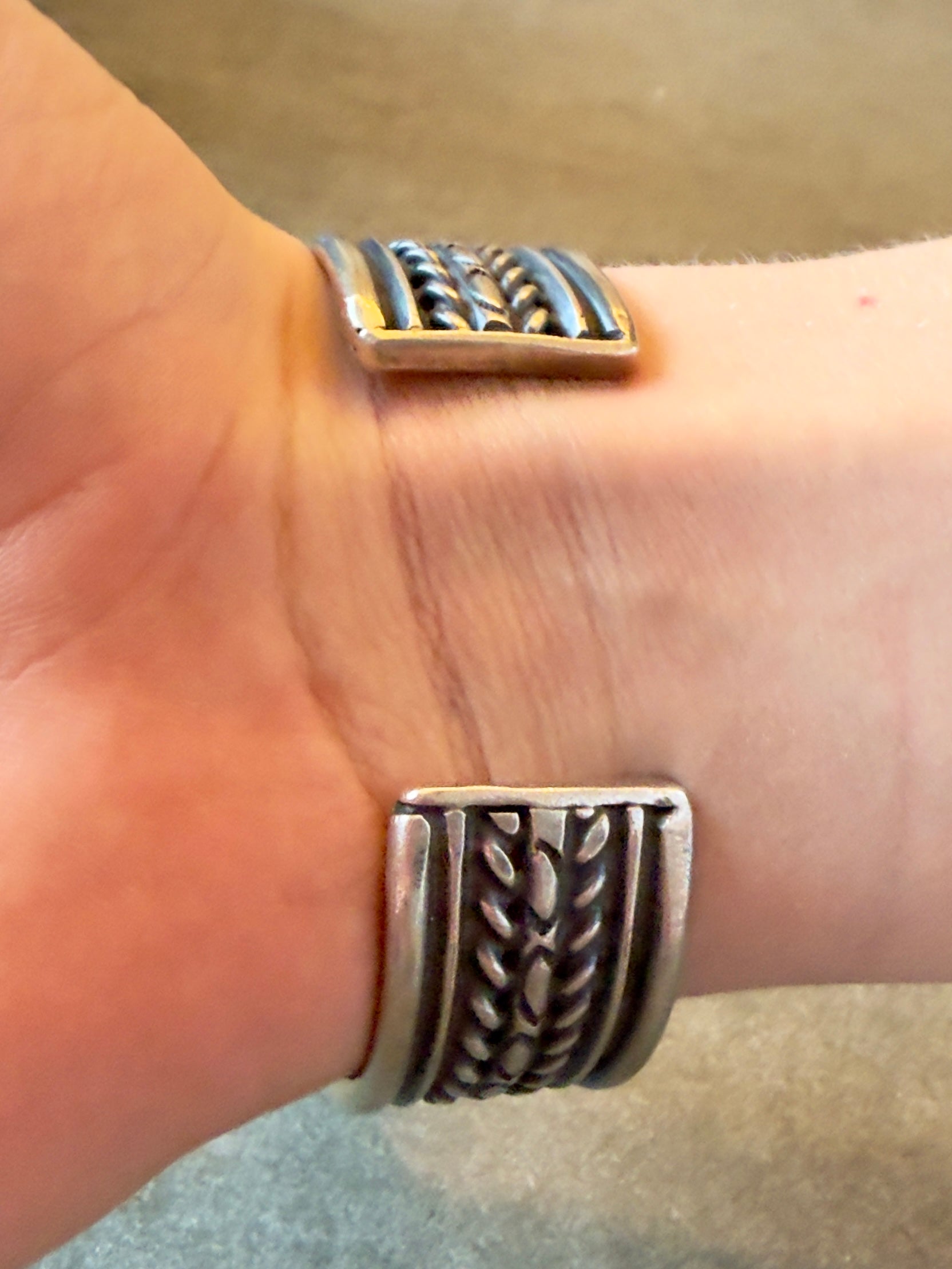 ✨Collection Piece -Dale Turquoise 115g SS Sonoran Cuff Signed