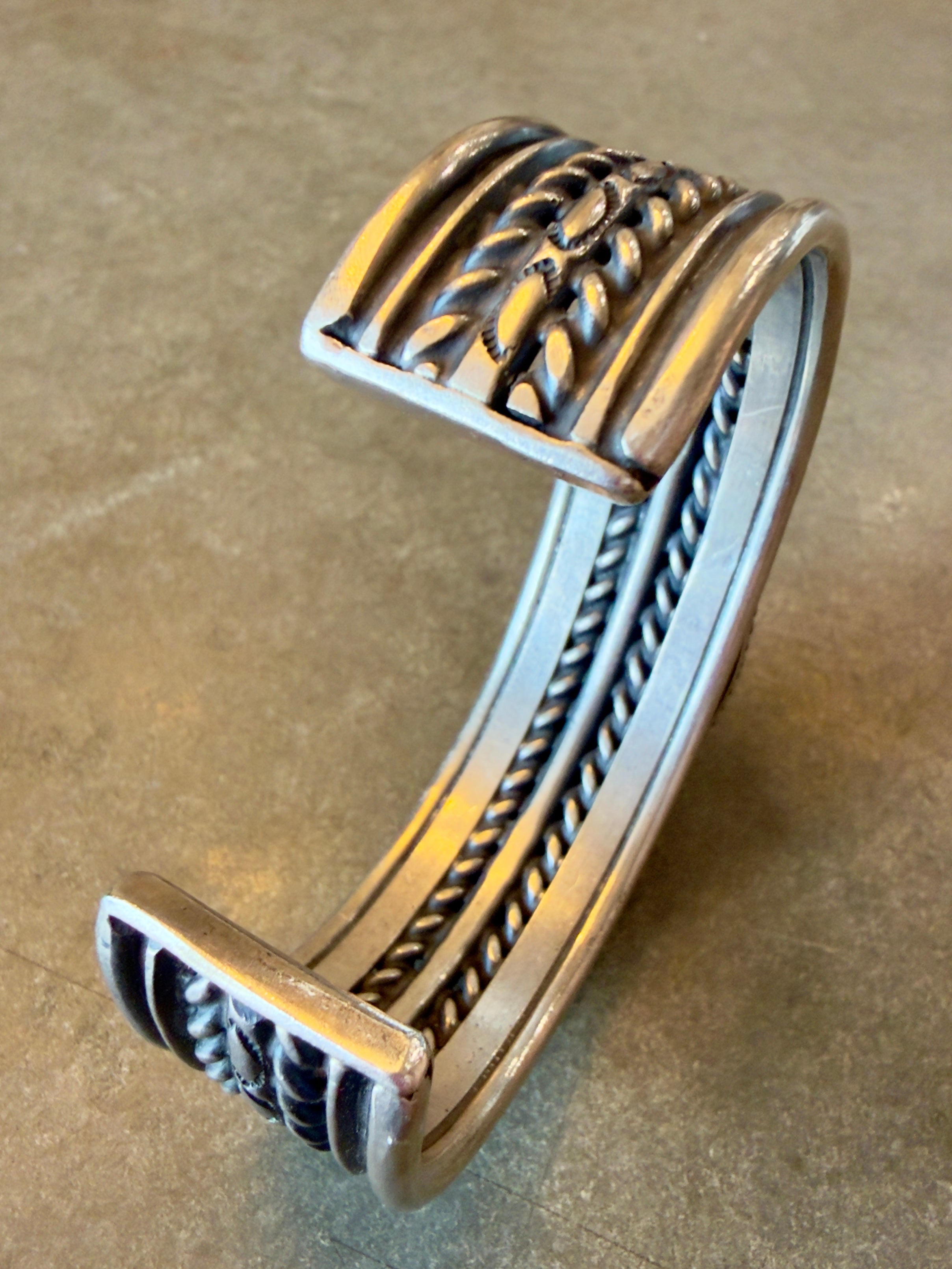 ✨Collection Piece -Dale Turquoise 115g SS Sonoran Cuff Signed
