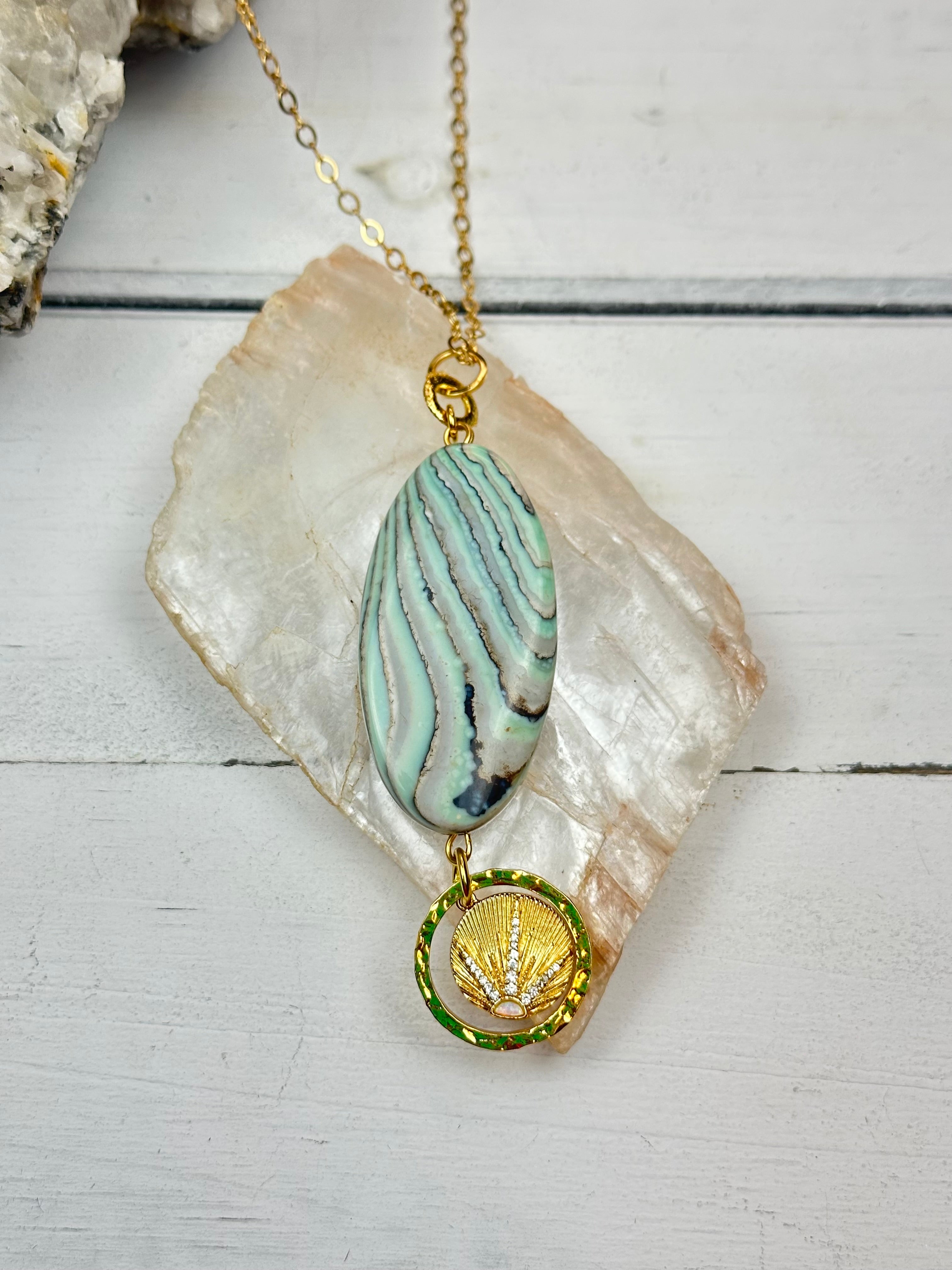 Charmed + Protected Pendant Necklace