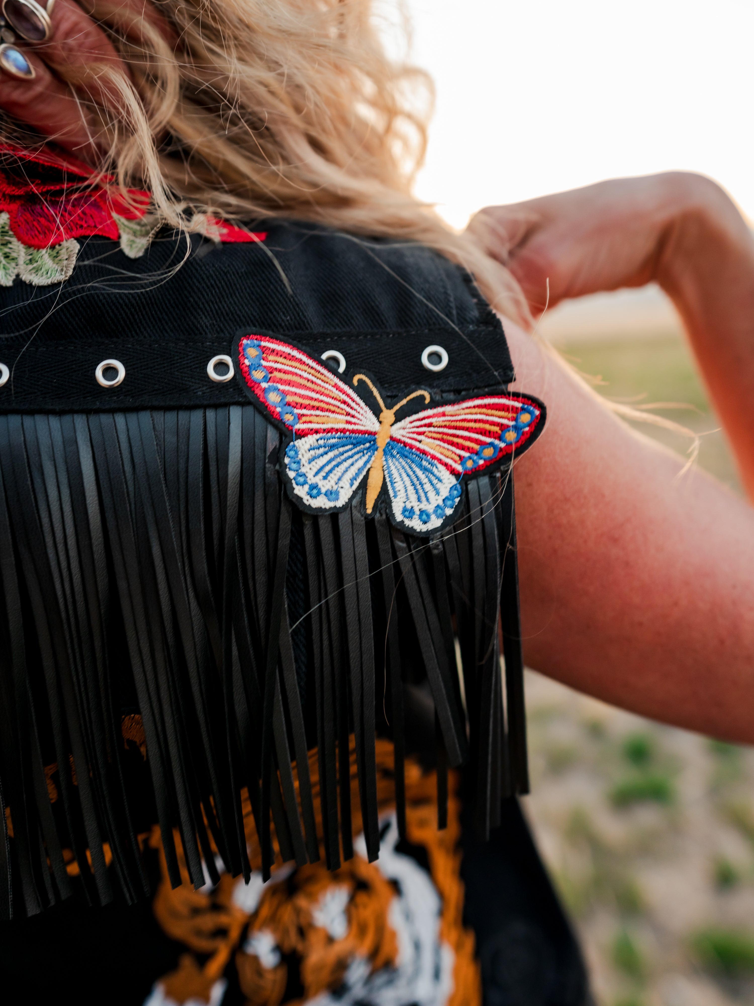 Wild Rosette Dream Coat Vest