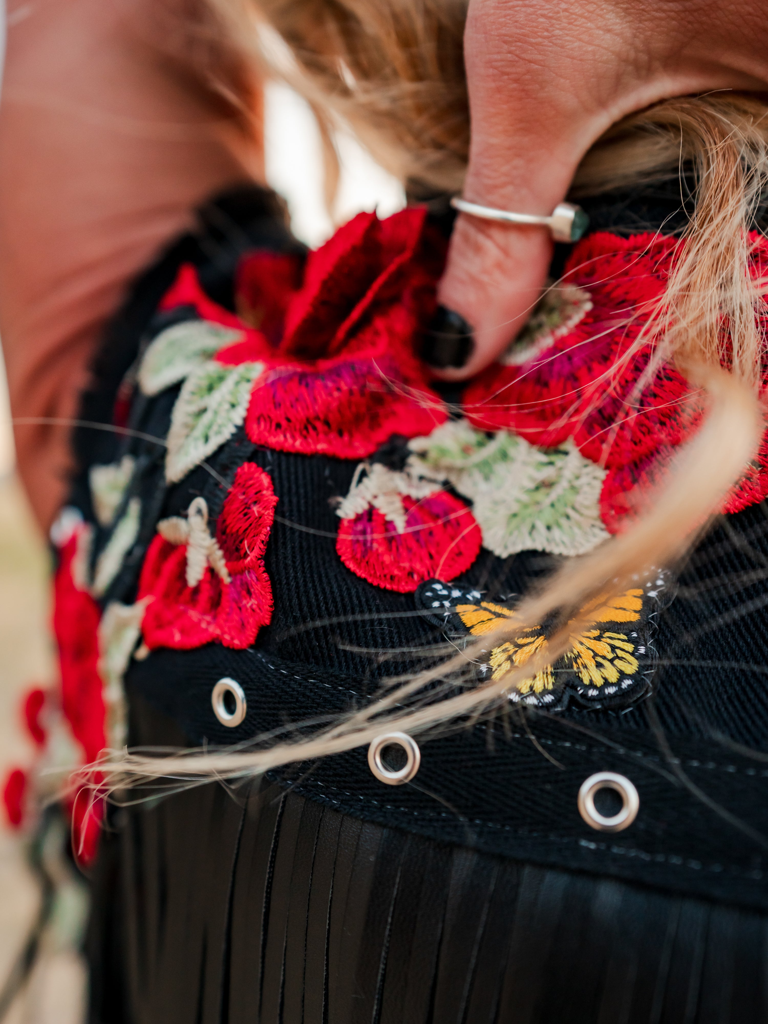 Wild Rosette Dream Coat Vest