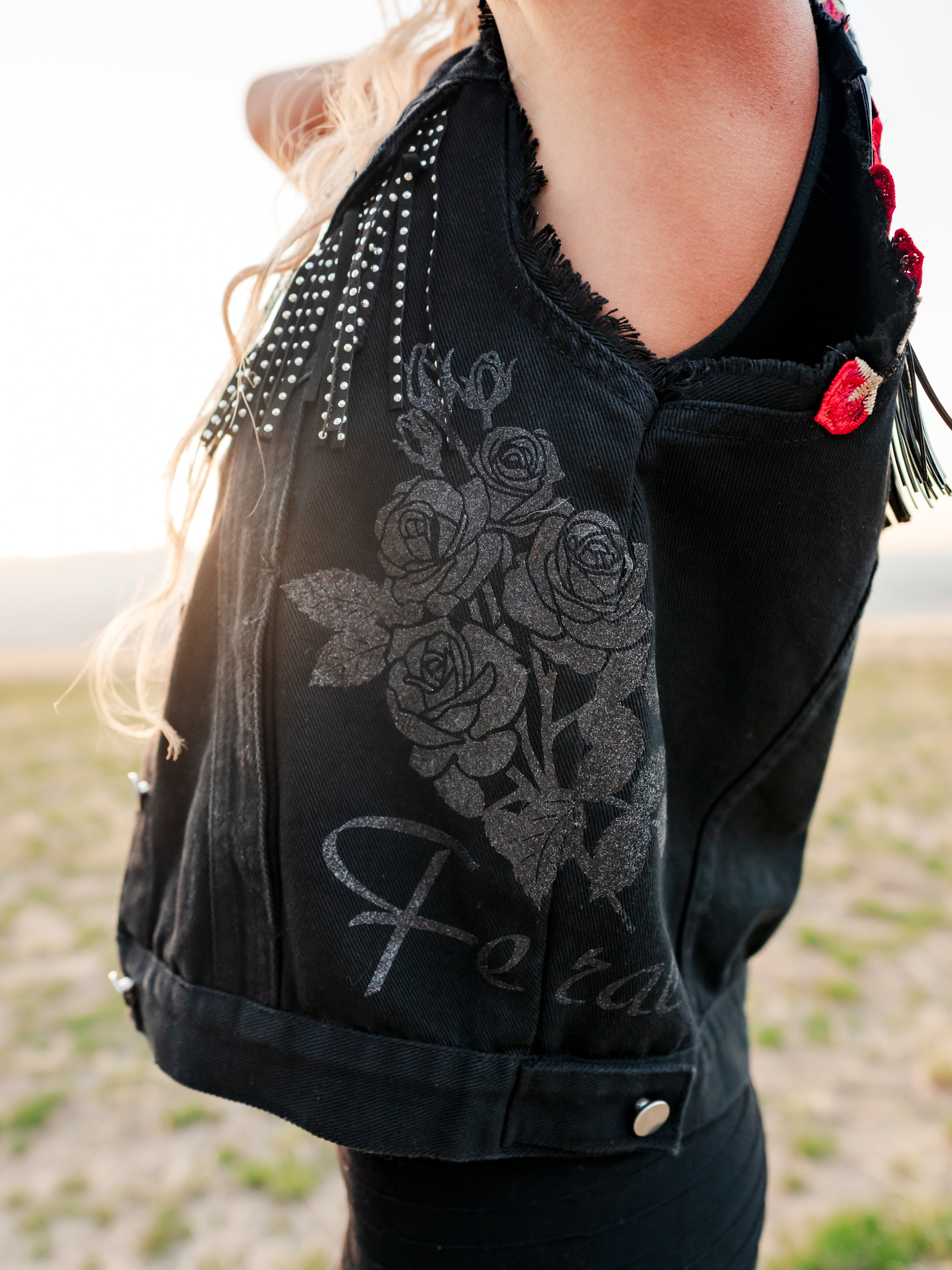Wild Rosette Dream Coat Vest
