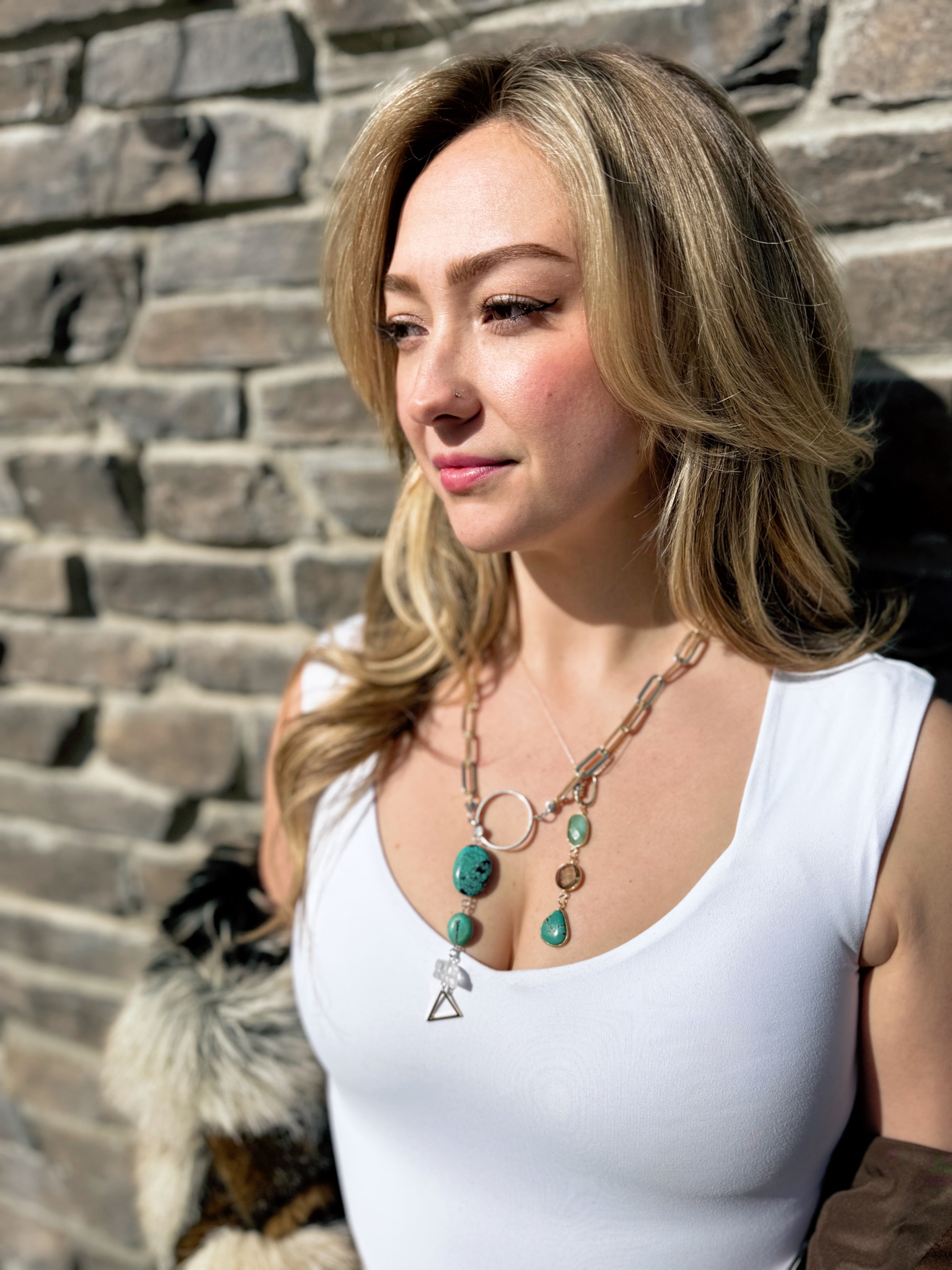 Tejas Cairns Faceted Necklace
