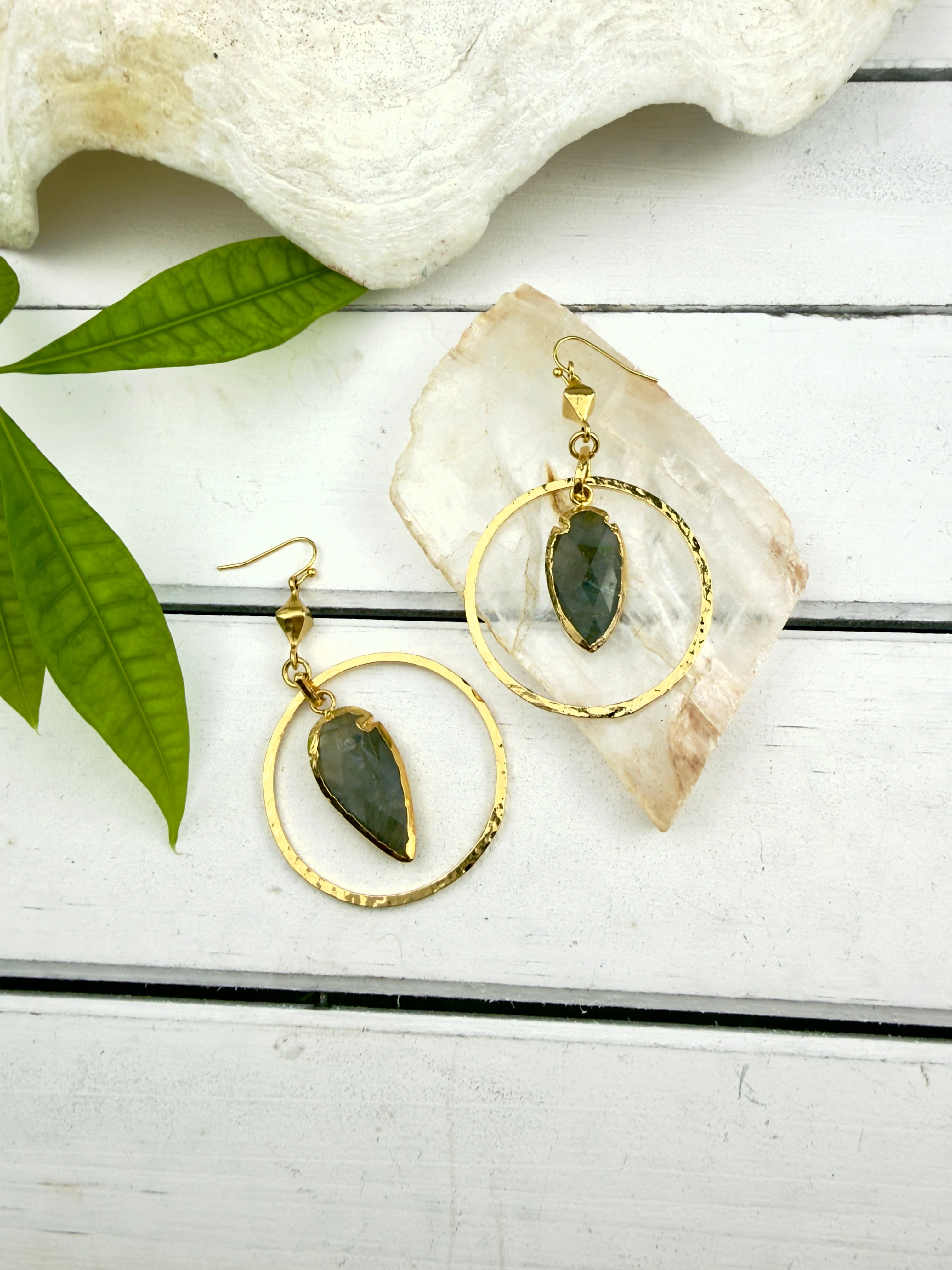 Zarina Labradorite Earrings