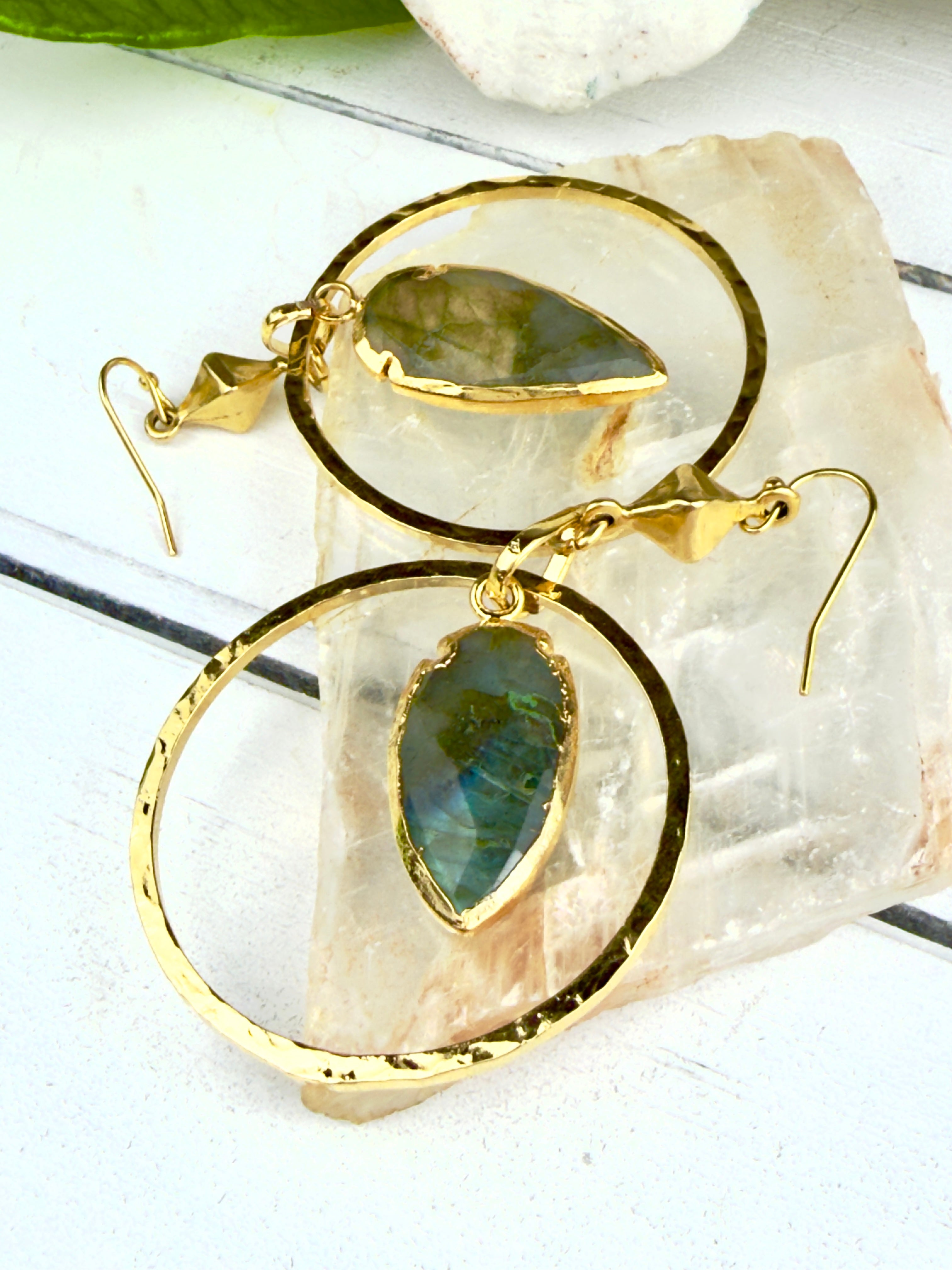 Zarina Labradorite Earrings