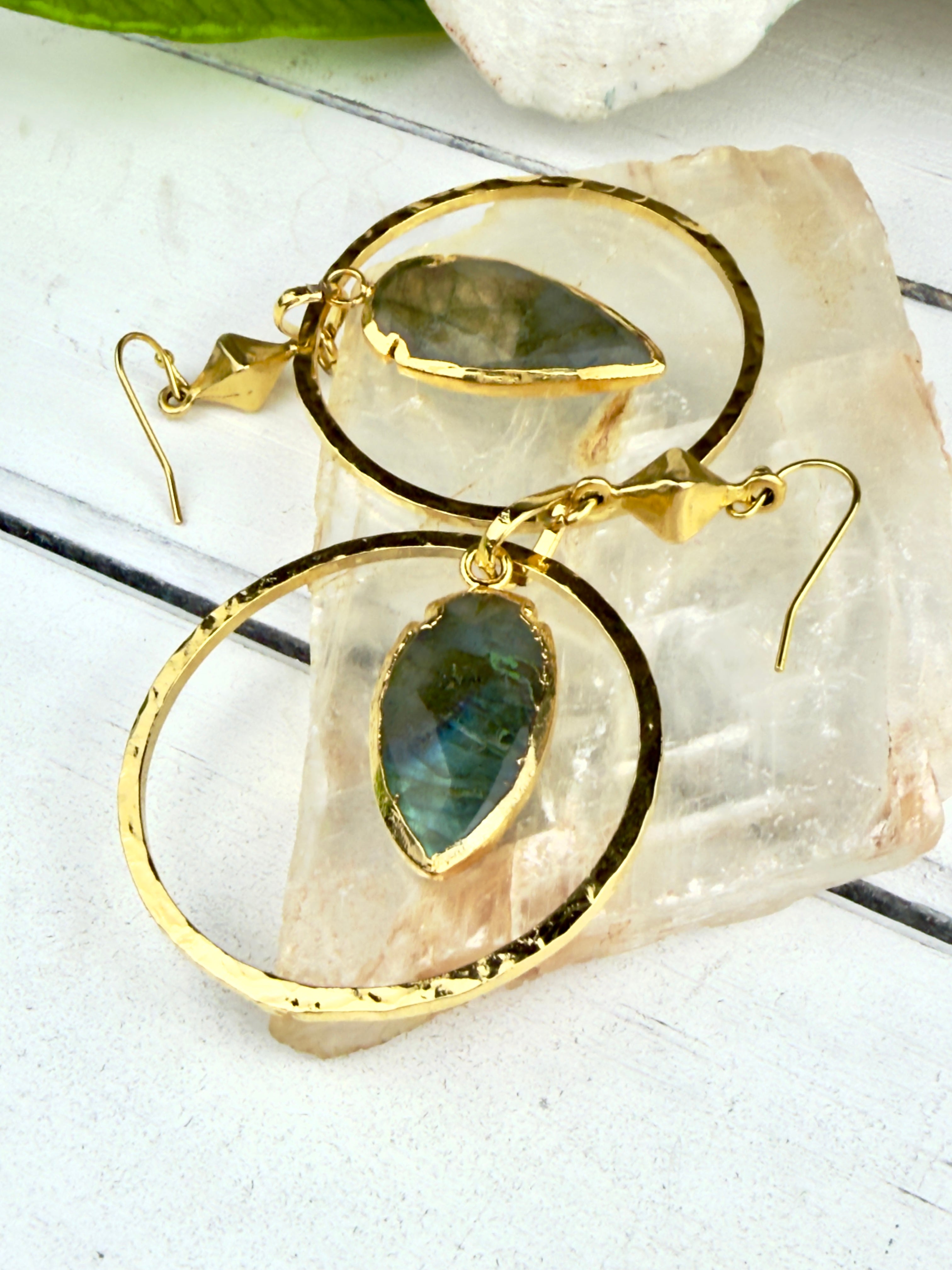 Zarina Labradorite Earrings