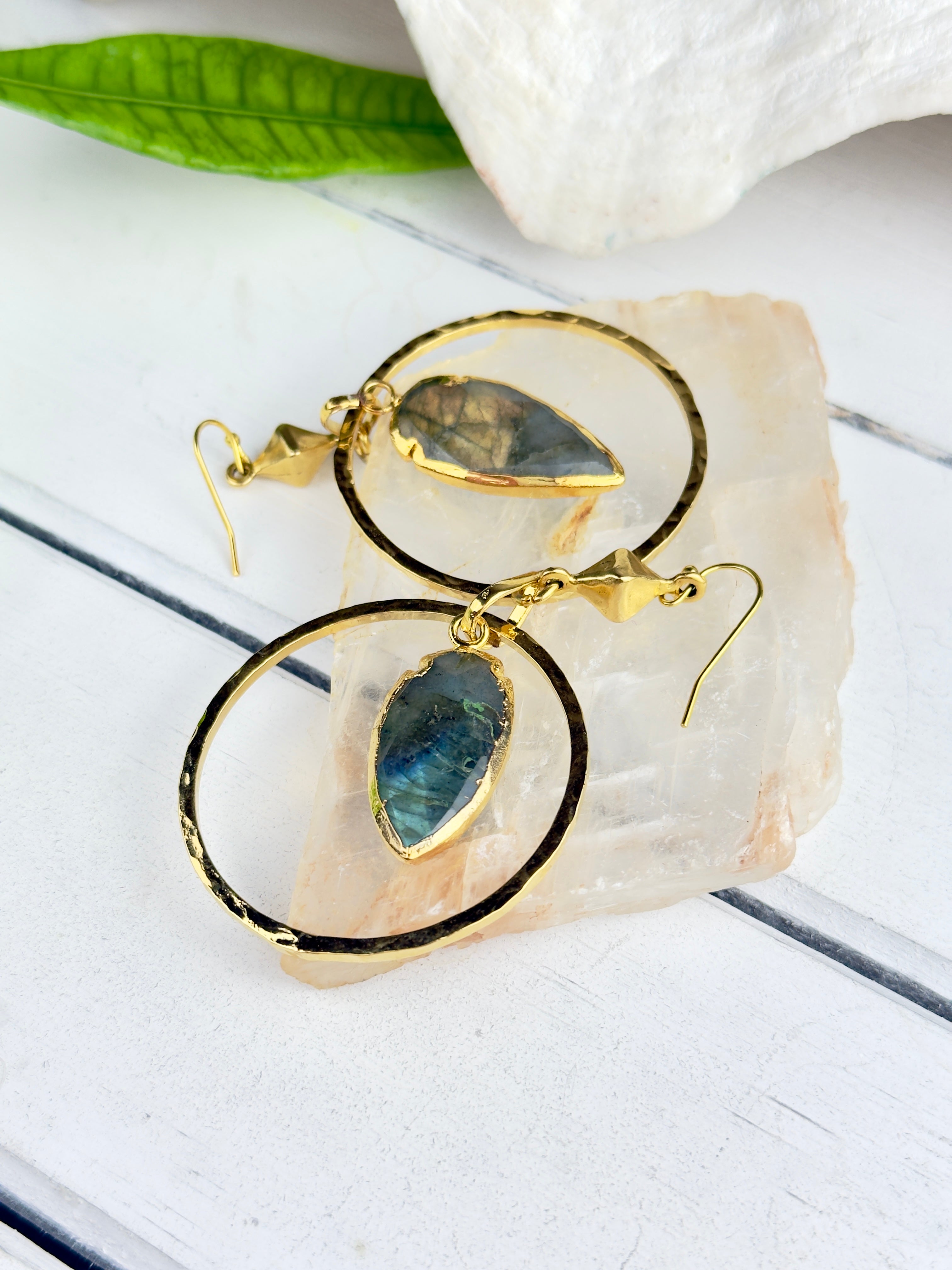 Zarina Labradorite Earrings