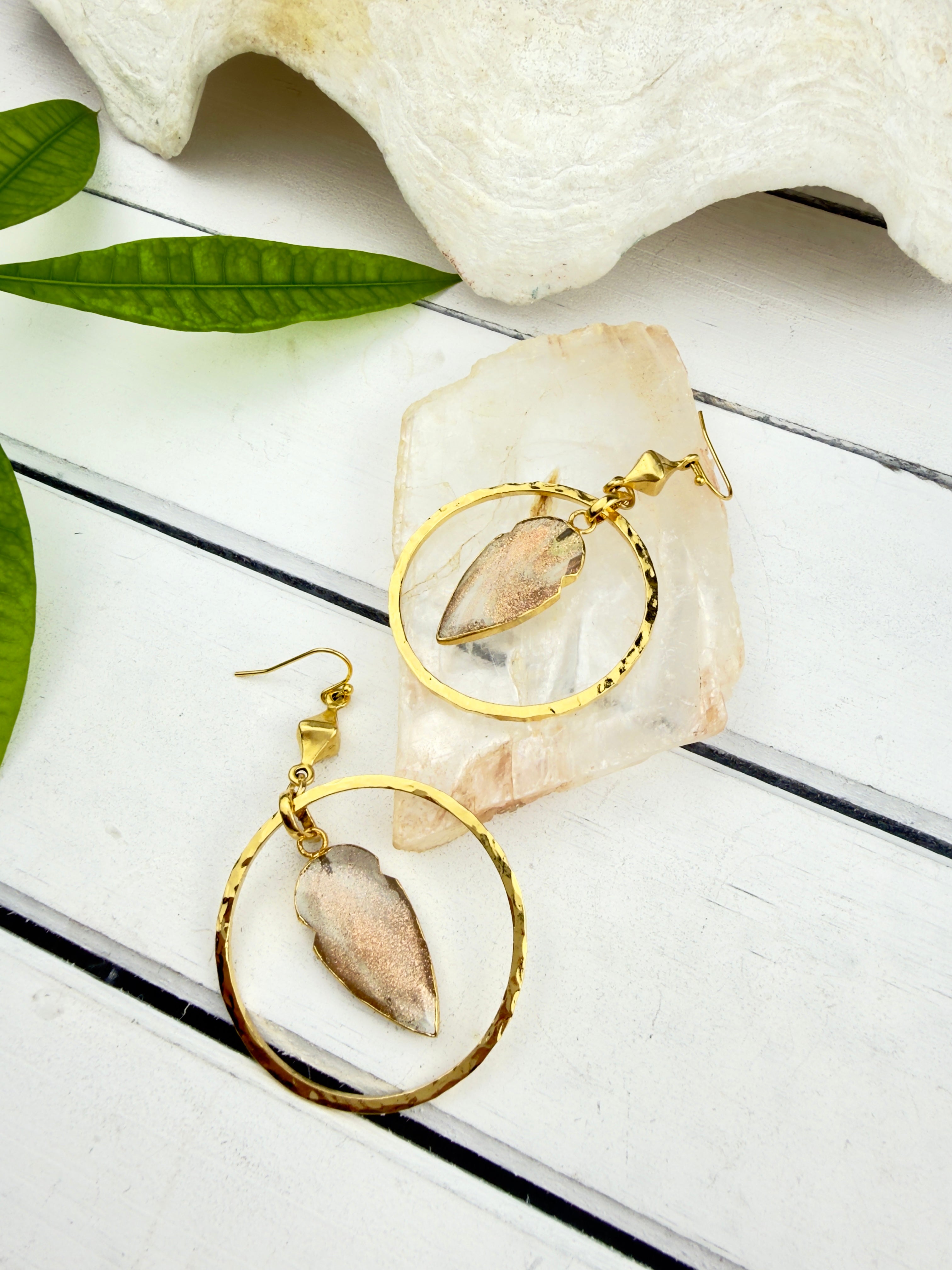Zarina Sunstone Earrings