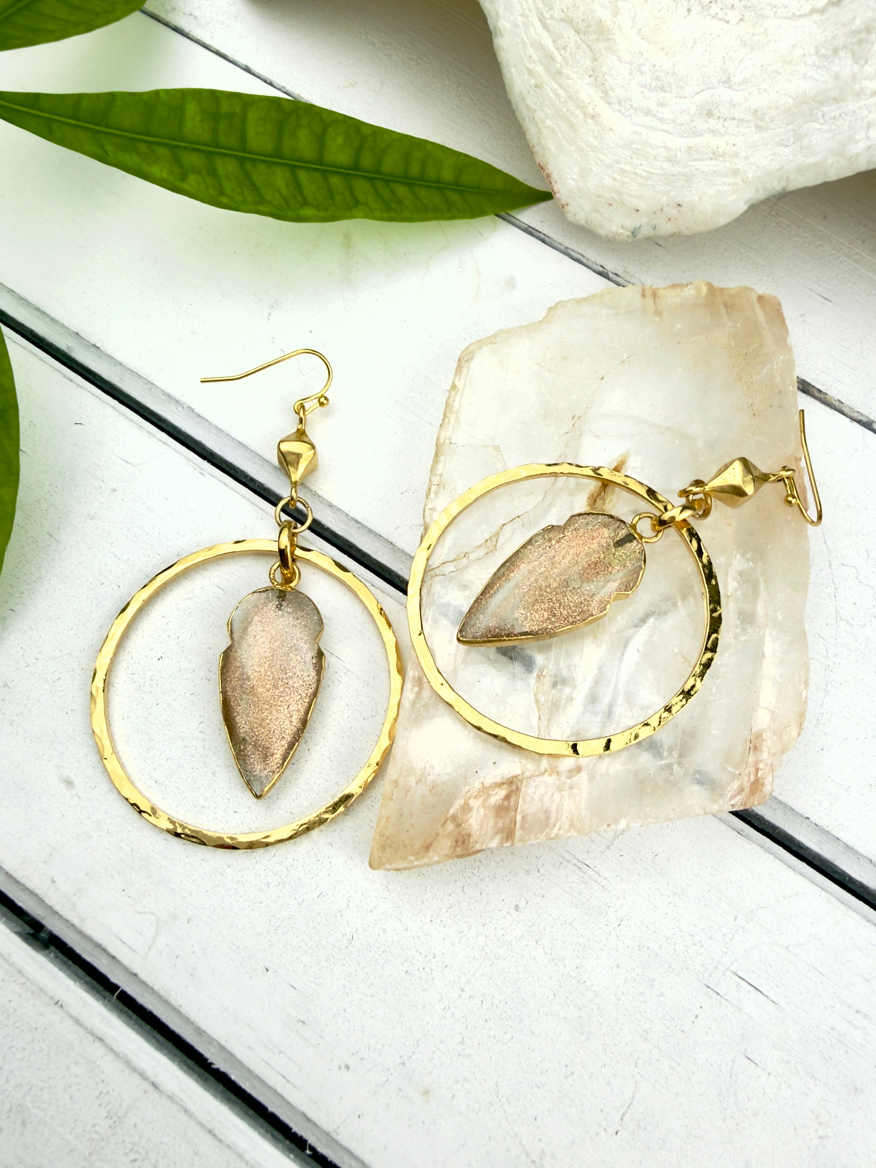 Zarina Sunstone Earrings