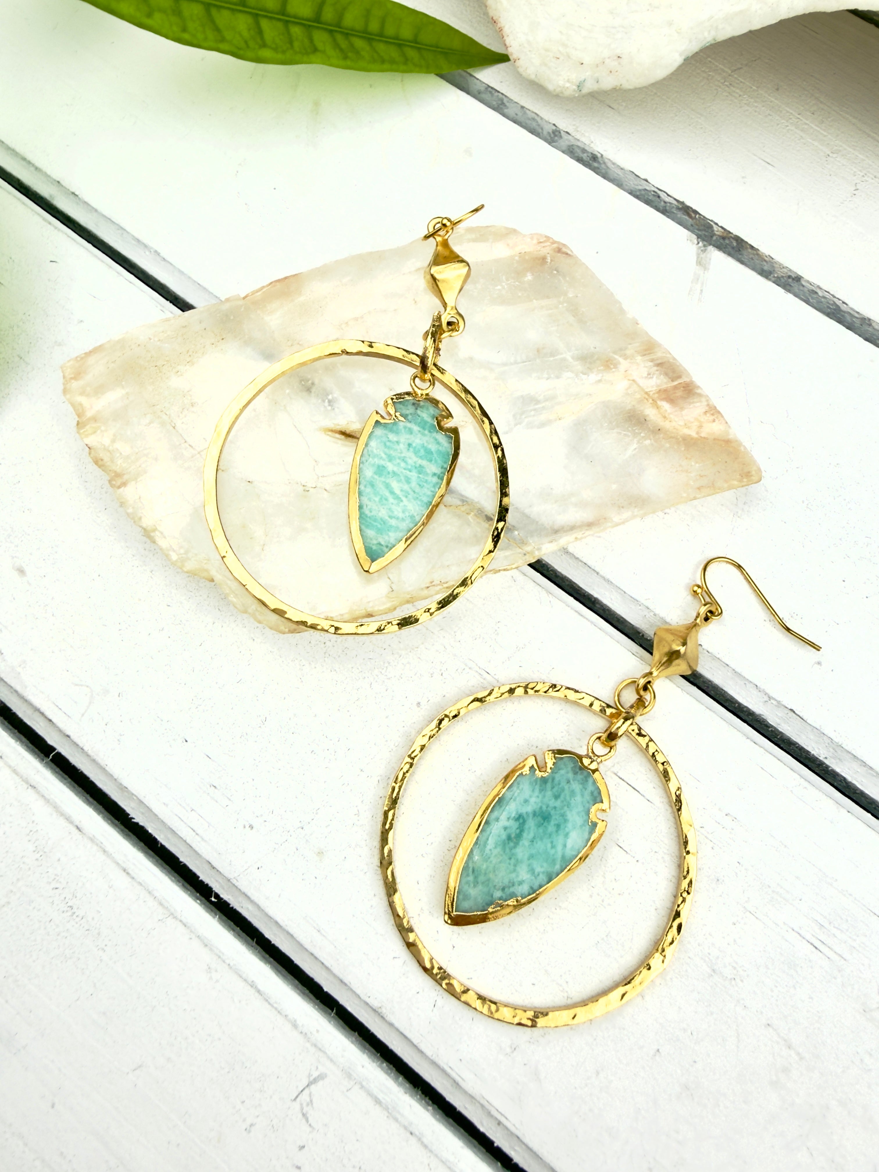 Zarina Amazonite Earrings