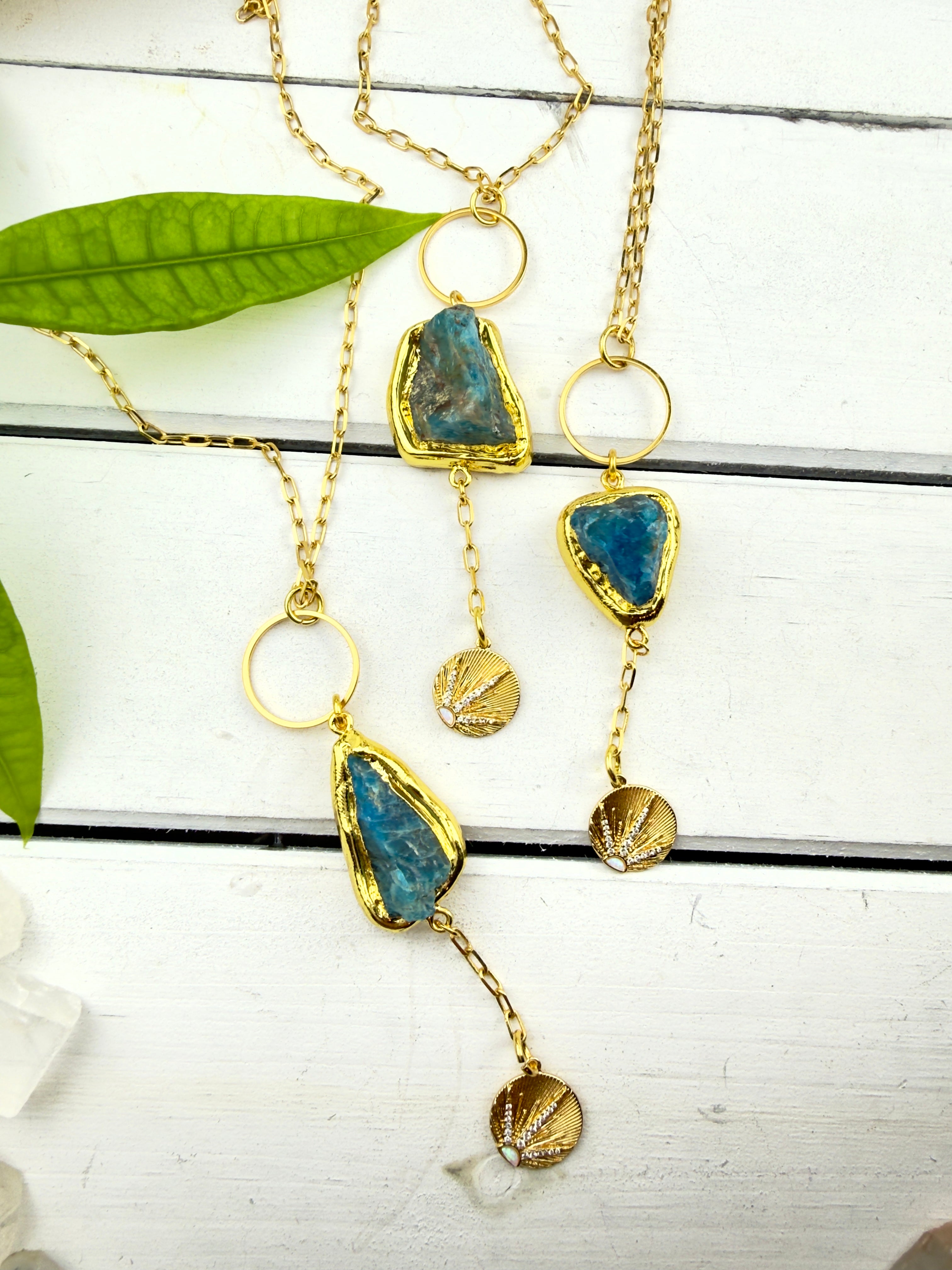 Samsara Blue Apatite Necklace