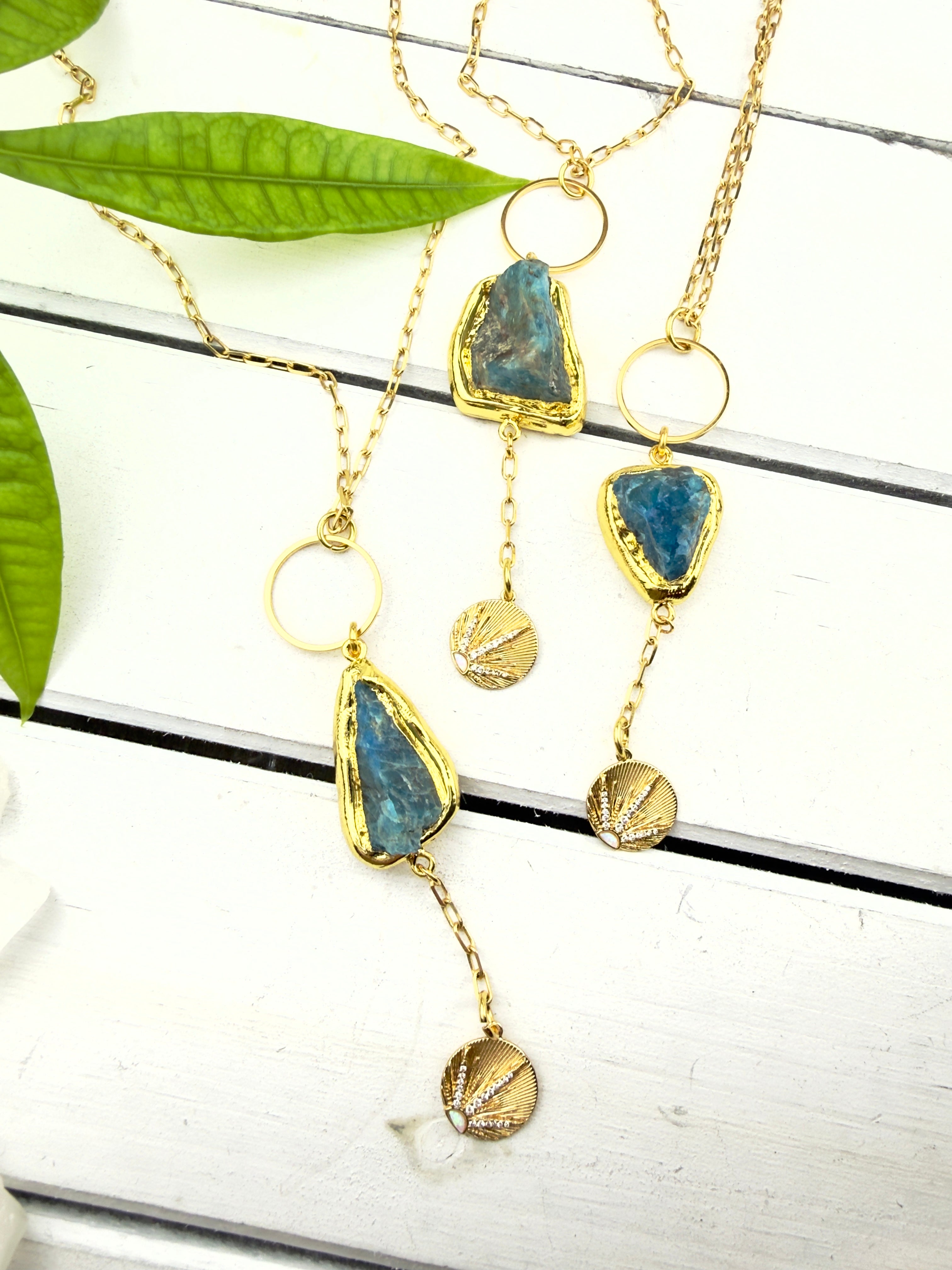 Samsara Blue Apatite Necklace