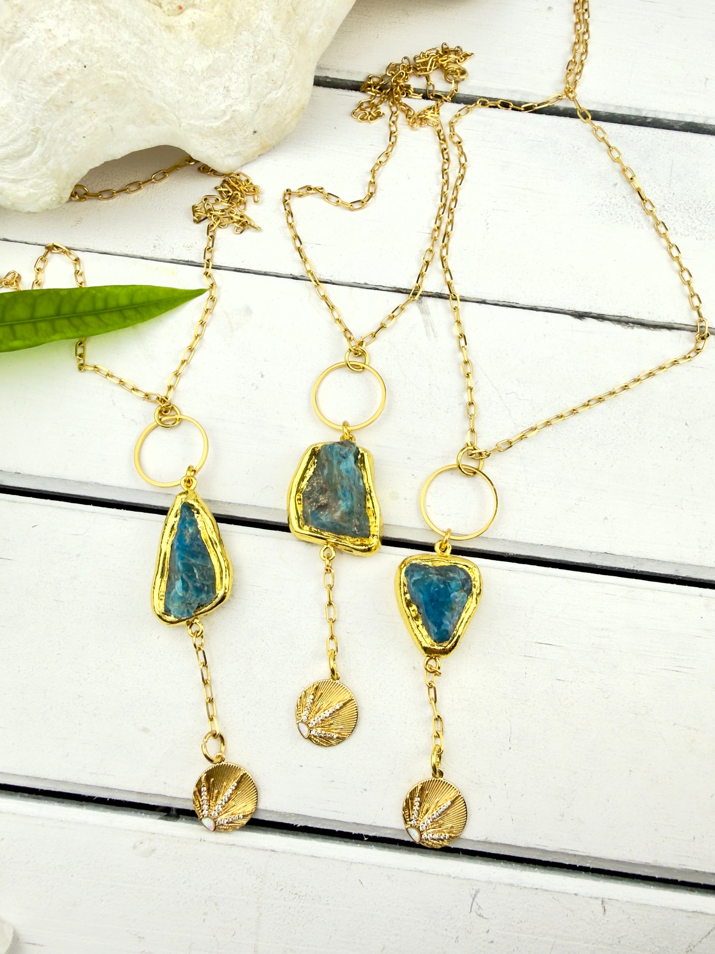 Samsara Blue Apatite Necklace