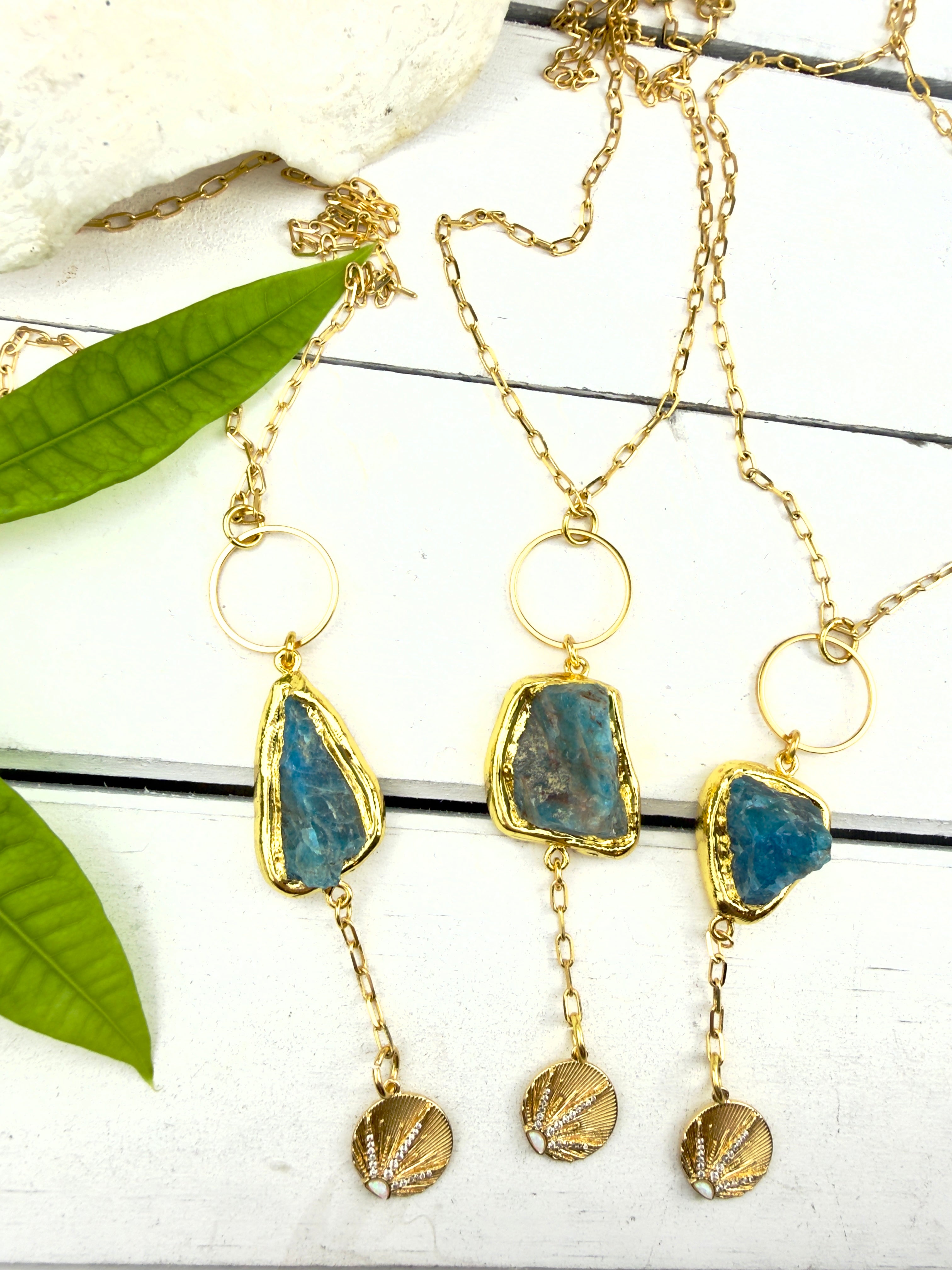 Samsara Blue Apatite Necklace