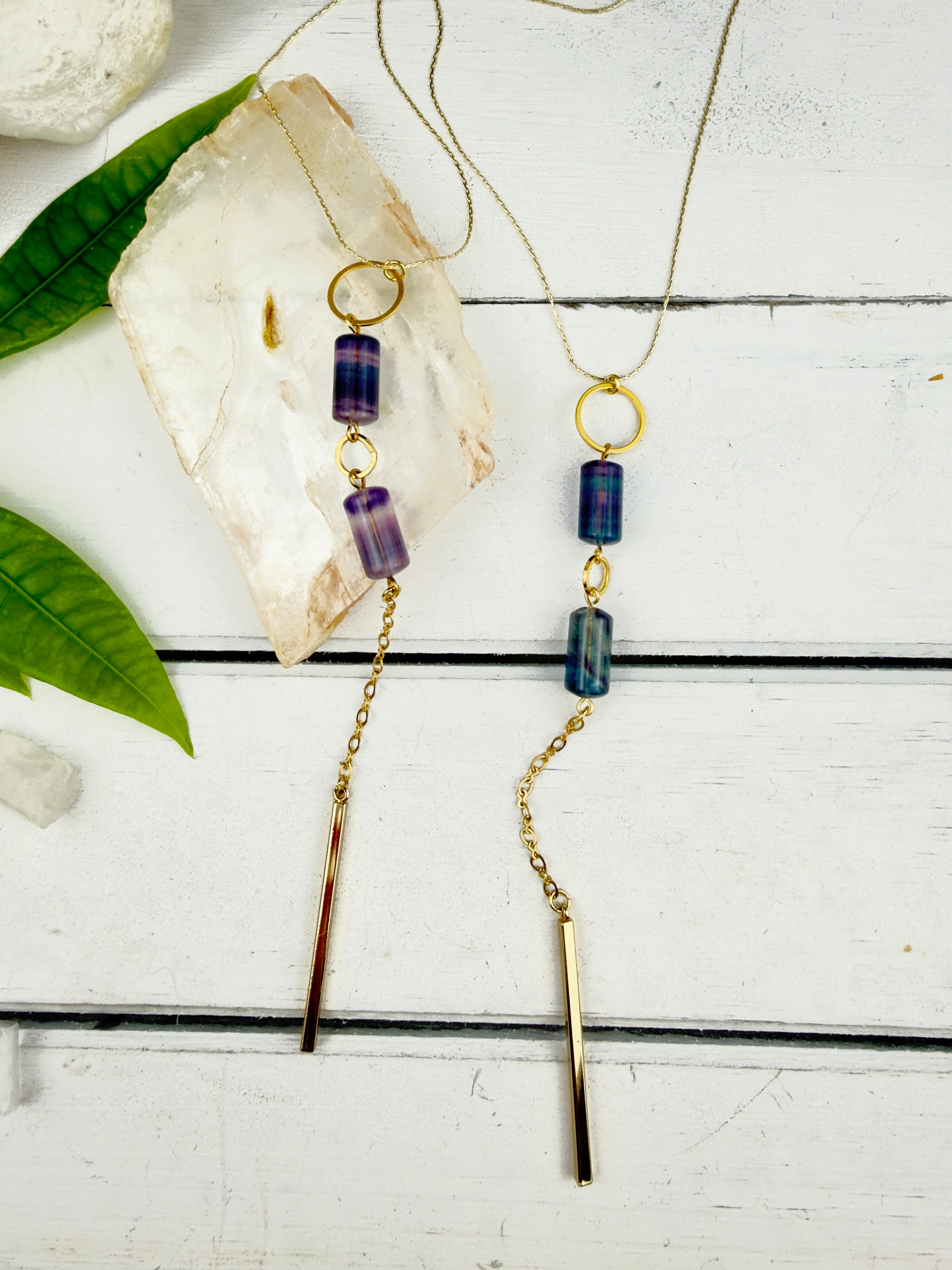 Feminine Fluorite Necklace