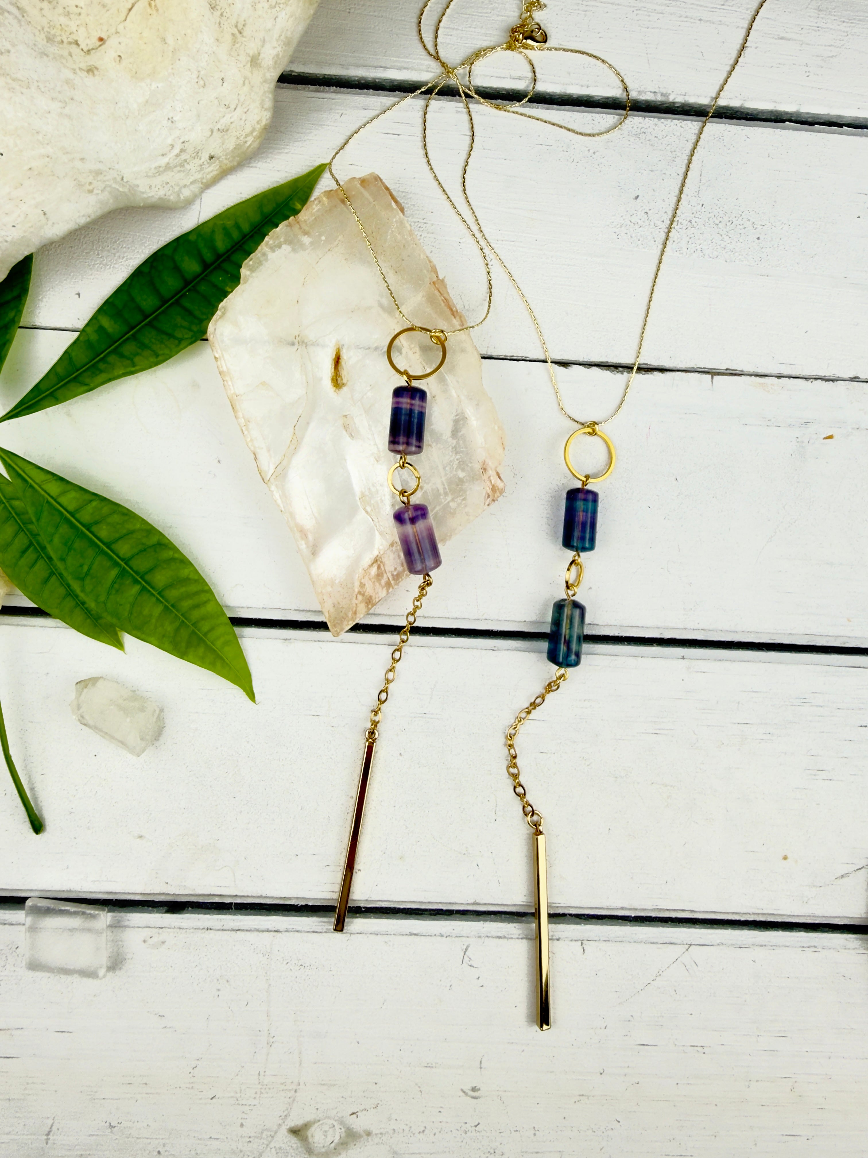 Feminine Fluorite Necklace