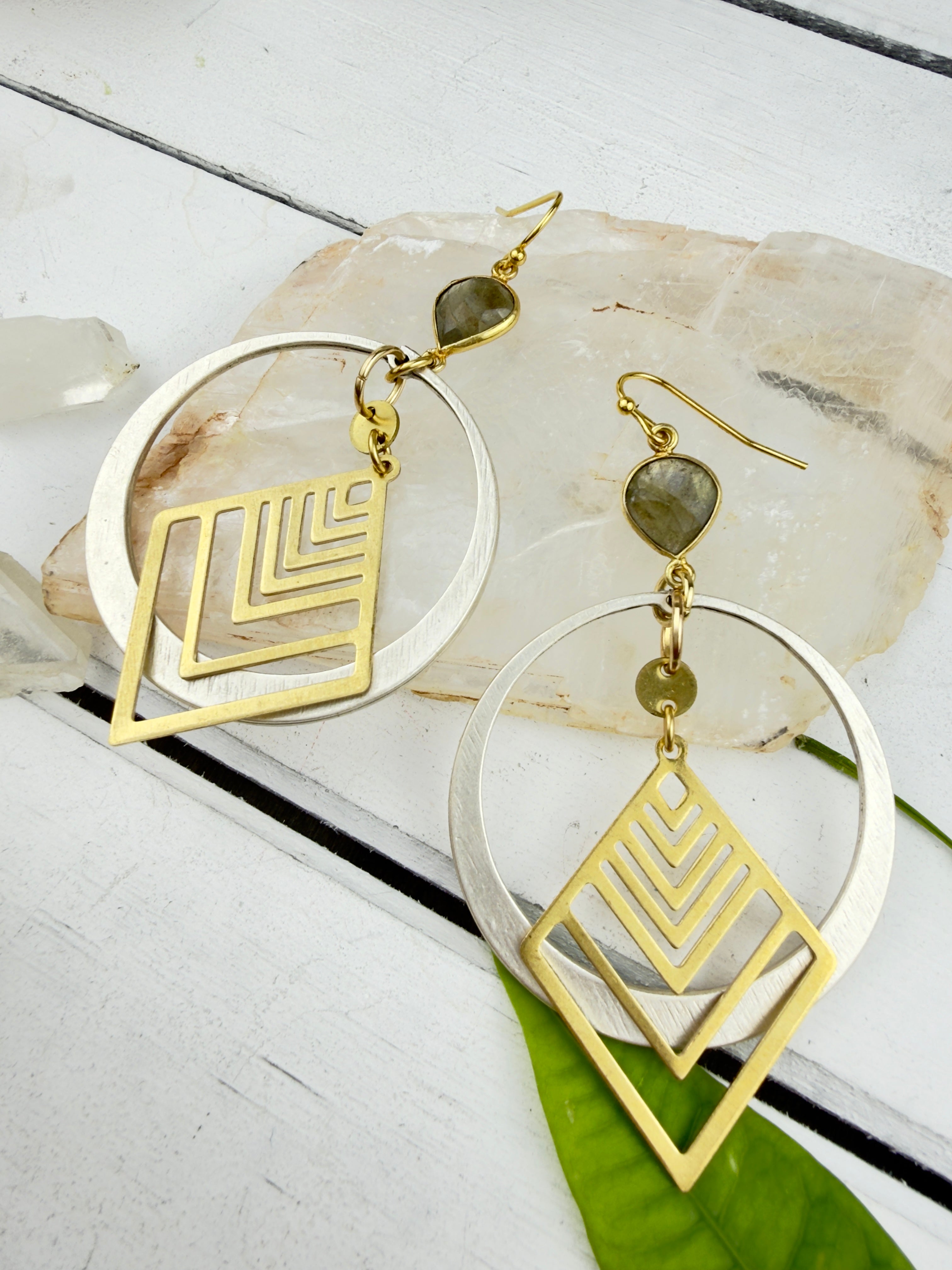 Prana Labradorite Earrings
