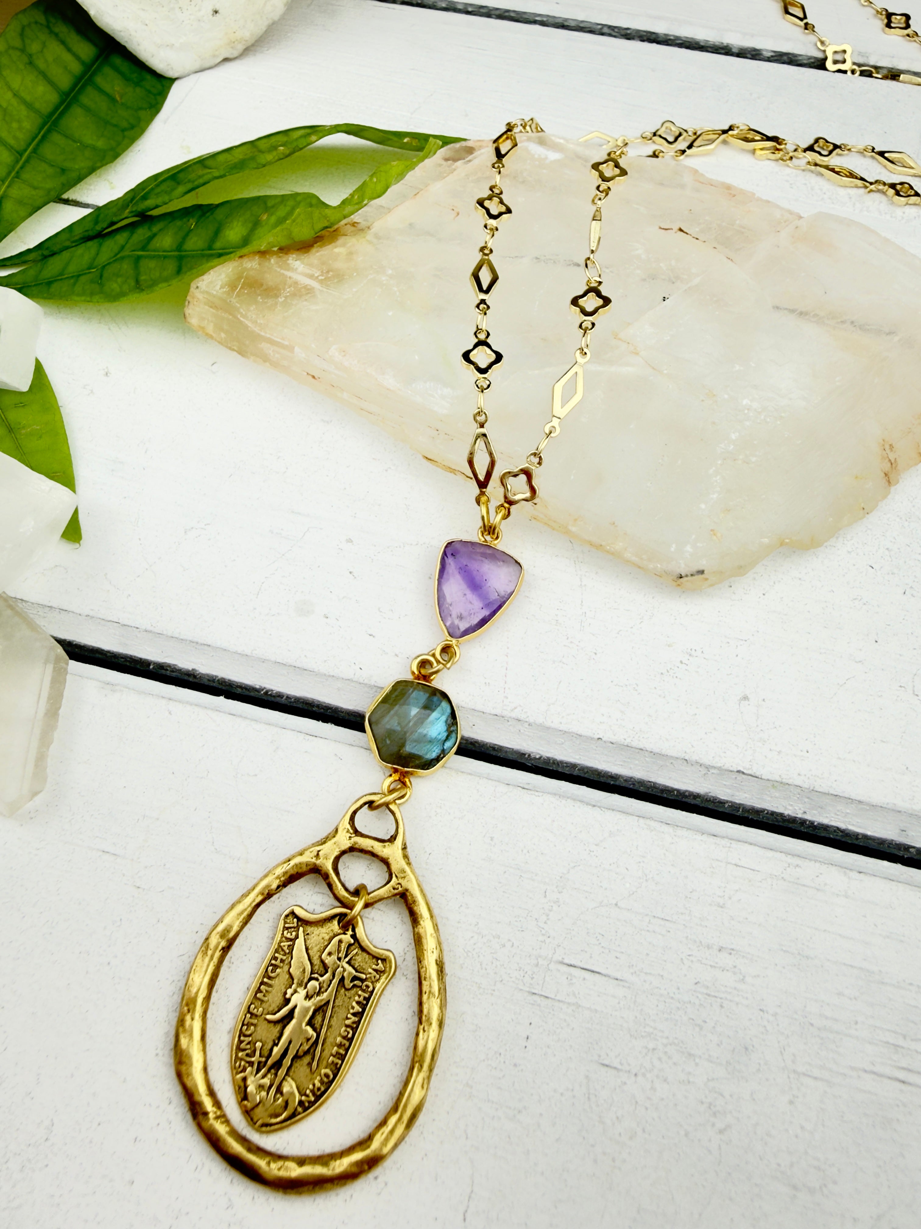 Peace +Protection Necklace