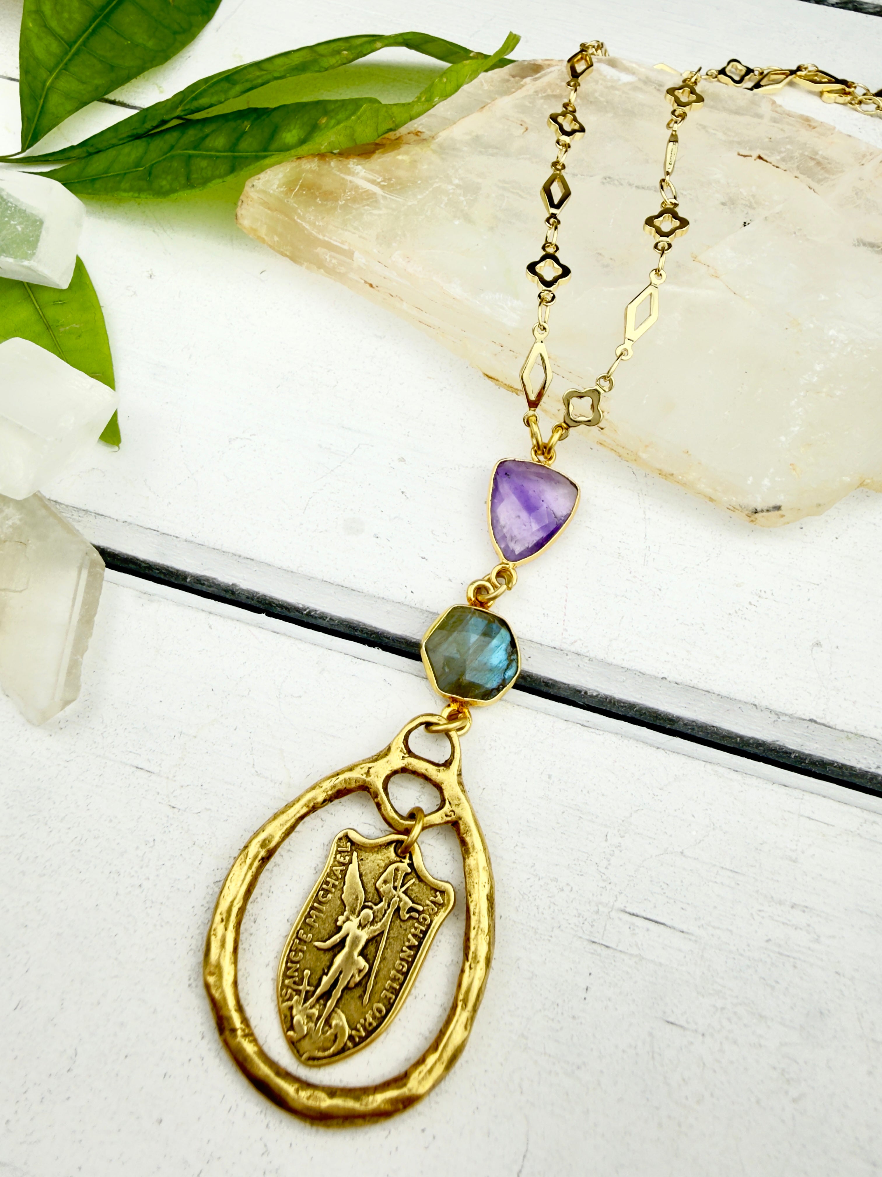 Peace +Protection Necklace