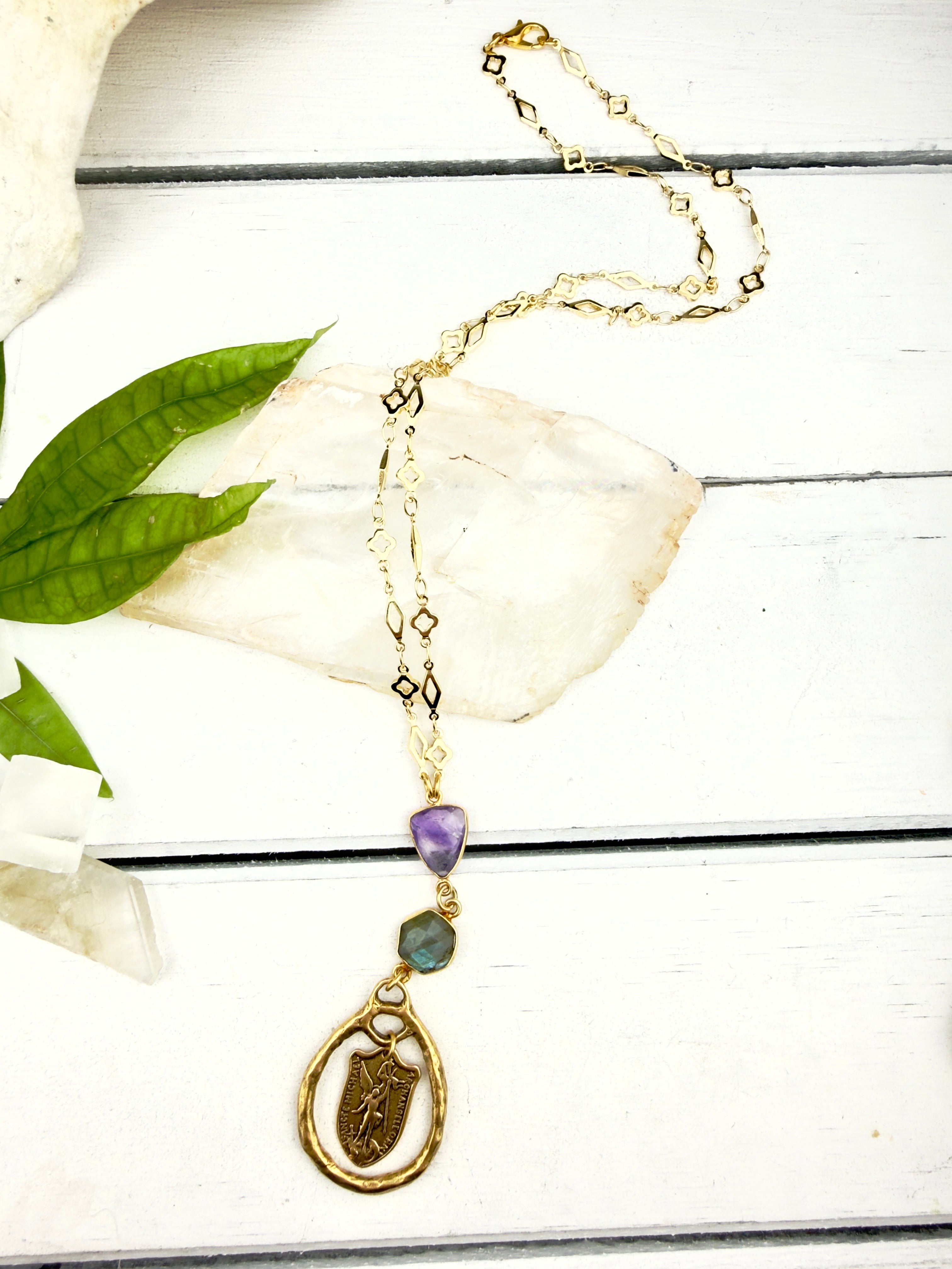 Peace +Protection Necklace
