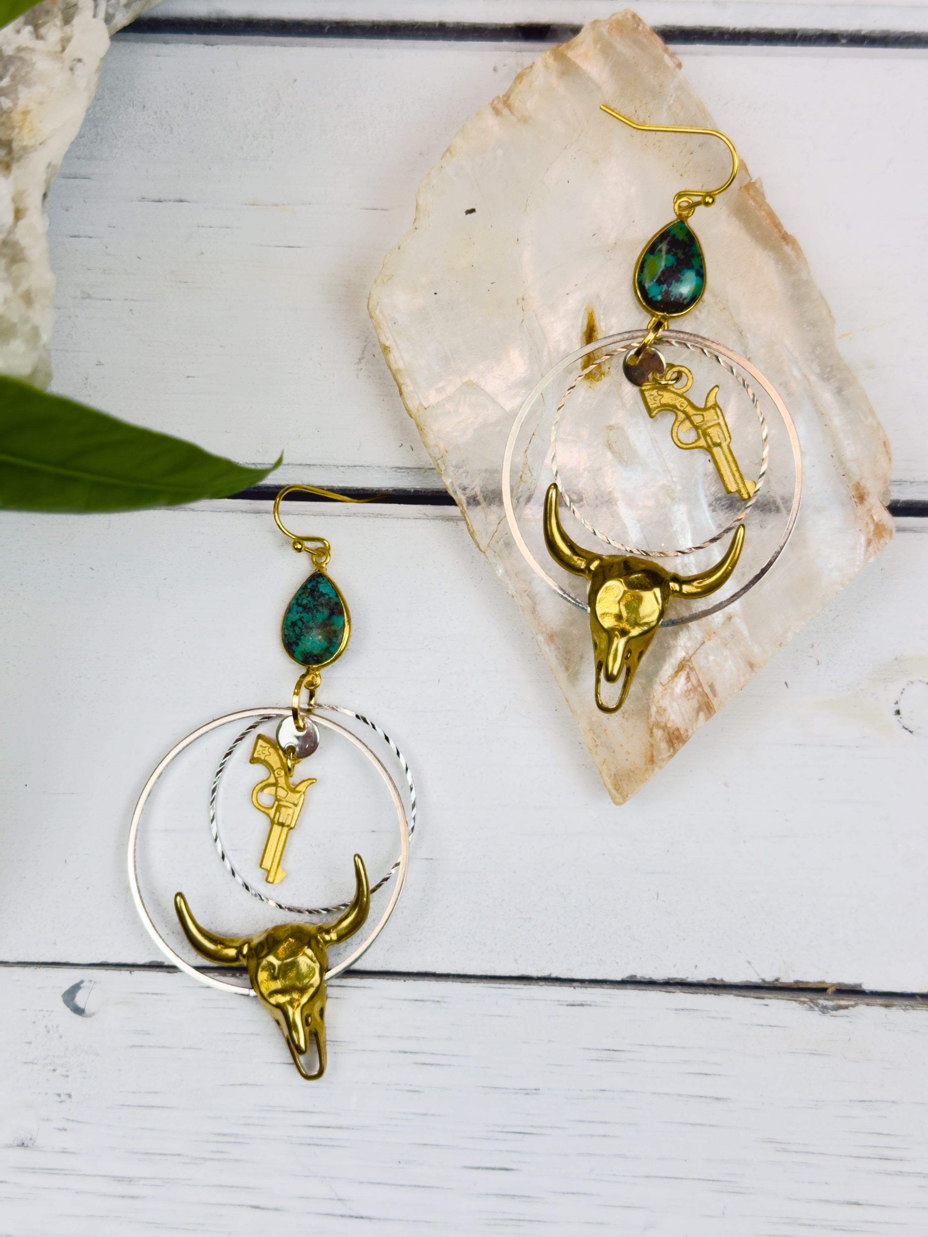 Annie Oakley Turquoise Earrings